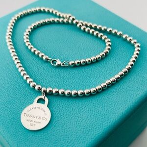 Return To Tiffany Round Tag Necklace
